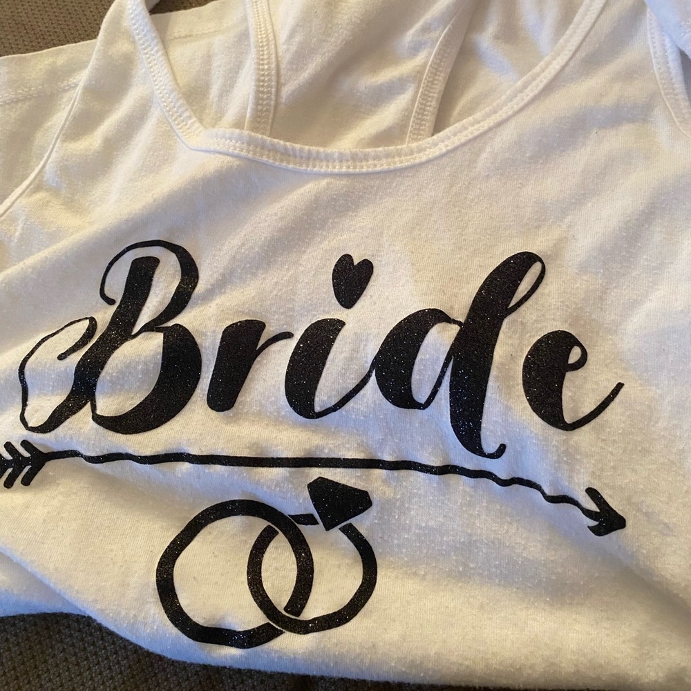 White Bride Racerback Tank